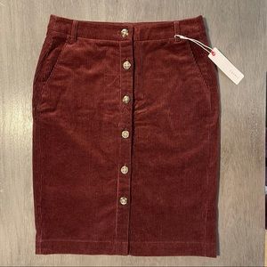 Esprit Maroon Skirt